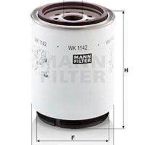 Palivový filtr MANN-FILTER WK 1142 x