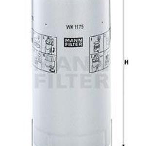 Palivový filtr MANN-FILTER WK 1175 x WK 1175 x