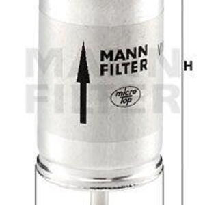 Palivový filtr MANN-FILTER WK 410 WK 410