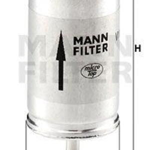 Palivový filtr MANN-FILTER WK 410