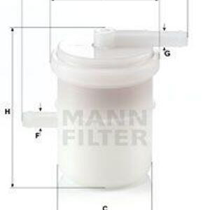 Palivový filtr MANN-FILTER WK 42/81