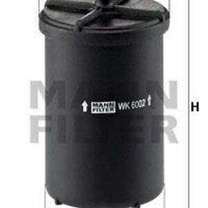 Palivový filtr MANN-FILTER WK 6002 WK 6002