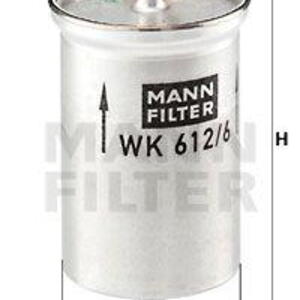 Palivový filtr MANN-FILTER WK 612/6