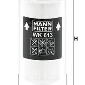 Palivový filtr MANN-FILTER WK 613