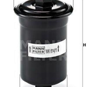 Palivový filtr MANN-FILTER WK 614/11