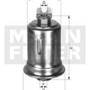 Palivový filtr MANN-FILTER WK 614/29 WK 614/29
