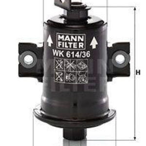 Palivový filtr MANN-FILTER WK 614/36 x