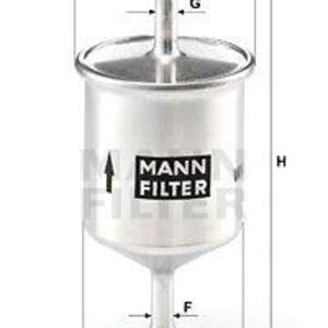Palivový filtr MANN-FILTER WK 66