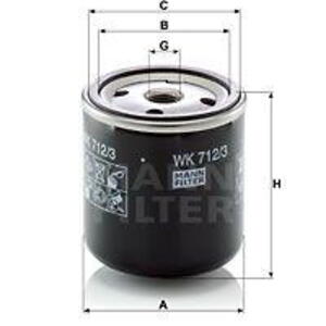 Palivový filtr MANN-FILTER WK 712/3
