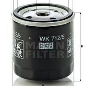 Palivový filtr MANN-FILTER WK 712/5