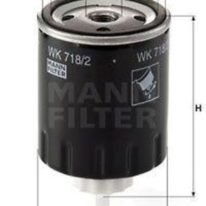 Palivový filtr MANN-FILTER WK 718/2