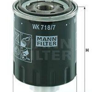Palivový filtr MANN-FILTER WK 718/7