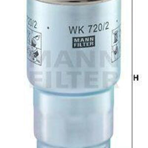 Palivový filtr MANN-FILTER WK 720/2 x