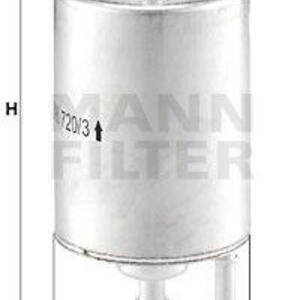 Palivový filtr MANN-FILTER WK 720/3