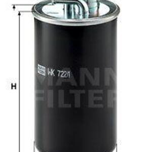 Palivový filtr MANN-FILTER WK 722/1 WK 722/1