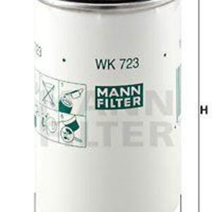 Palivový filtr MANN-FILTER WK 723 WK 723