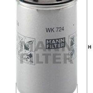 Palivový filtr MANN-FILTER WK 724