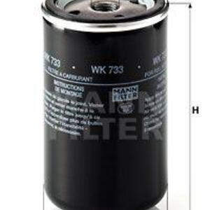 Palivový filtr MANN-FILTER WK 733