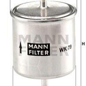 Palivový filtr MANN-FILTER WK 79