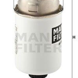 Palivový filtr MANN-FILTER WK 8015