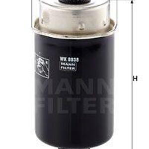 Palivový filtr MANN-FILTER WK 8038