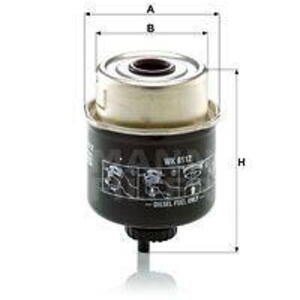 Palivový filtr MANN-FILTER WK 8112