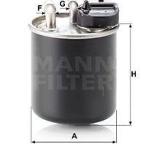 Palivový filtr MANN-FILTER WK 820/16