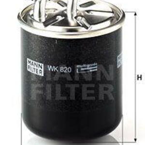 Palivový filtr MANN-FILTER WK 820 WK 820