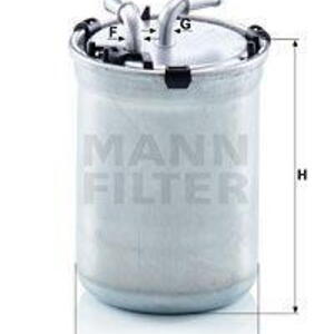 Palivový filtr MANN-FILTER WK 823/2 WK 823/2