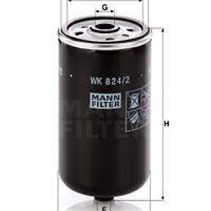 Palivový filtr MANN-FILTER WK 824/2 WK 824/2