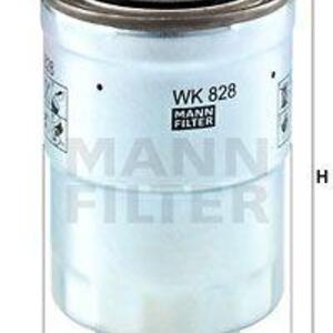 Palivový filtr MANN-FILTER WK 828 x WK 828 x
