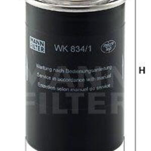 Palivový filtr MANN-FILTER WK 834/1