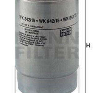 Palivový filtr MANN-FILTER WK 842/15