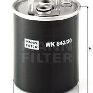 Palivový filtr MANN-FILTER WK 842/20