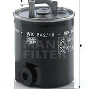 Palivový filtr MANN-FILTER WK 842/23 x WK 842/23 x