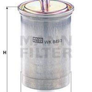 Palivový filtr MANN-FILTER WK 845/3 WK 845/3