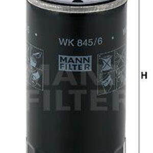 Palivový filtr MANN-FILTER WK 845/6