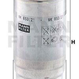 Palivový filtr MANN-FILTER WK 853/21 WK 853/21