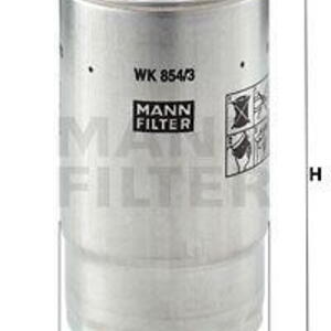 Palivový filtr MANN-FILTER WK 854/3 WK 854/3