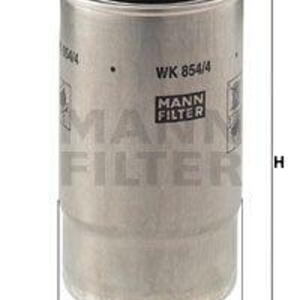 Palivový filtr MANN-FILTER WK 854/4