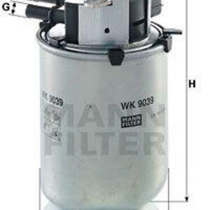 Palivový filtr MANN-FILTER WK 9039