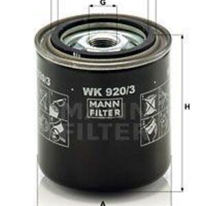 Palivový filtr MANN-FILTER WK 920/3
