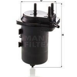 Palivový filtr MANN-FILTER WK 939/7