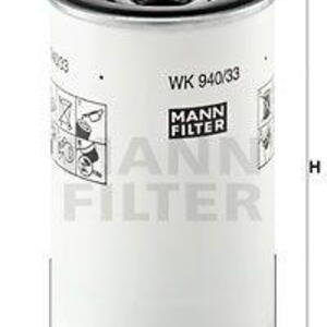 Palivový filtr MANN-FILTER WK 940/33 x