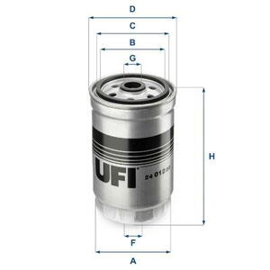Palivový filtr UFI 24.012.00