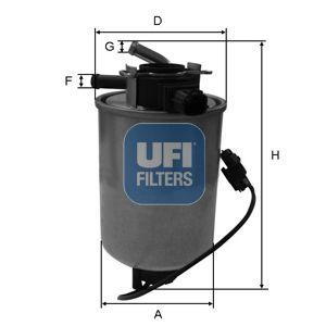 Palivový filtr UFI 24.018.01