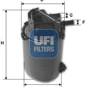 Palivový filtr UFI 24.061.01