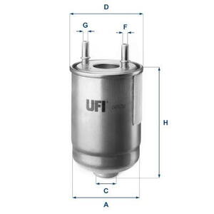 Palivový filtr UFI 24.187.00