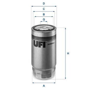 Palivový filtr UFI 24.344.00