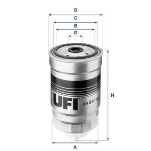 Palivový filtr UFI 24.351.00